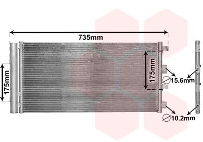 VAN WEZEL Lauhdutin, ilmastointilaite 15005004